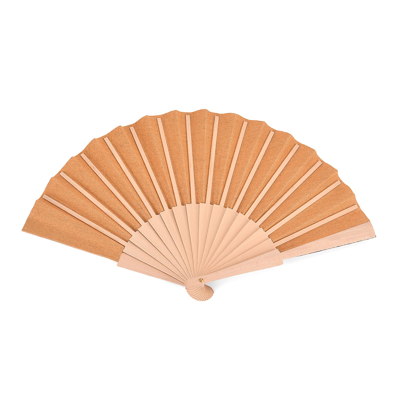 Set of 2- Multicolour Floral Design Soft Wood Folding Hand Fans Or Wall Art (23cm) 8085407 4