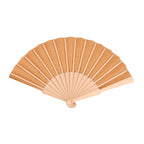 Set of 2- London Bridge & Big Ben Design Soft Wood Folding Hand Fans Or Wall Art (23cm)