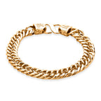 Gold Plated Cuban Bracelet (Size - 8.25)
