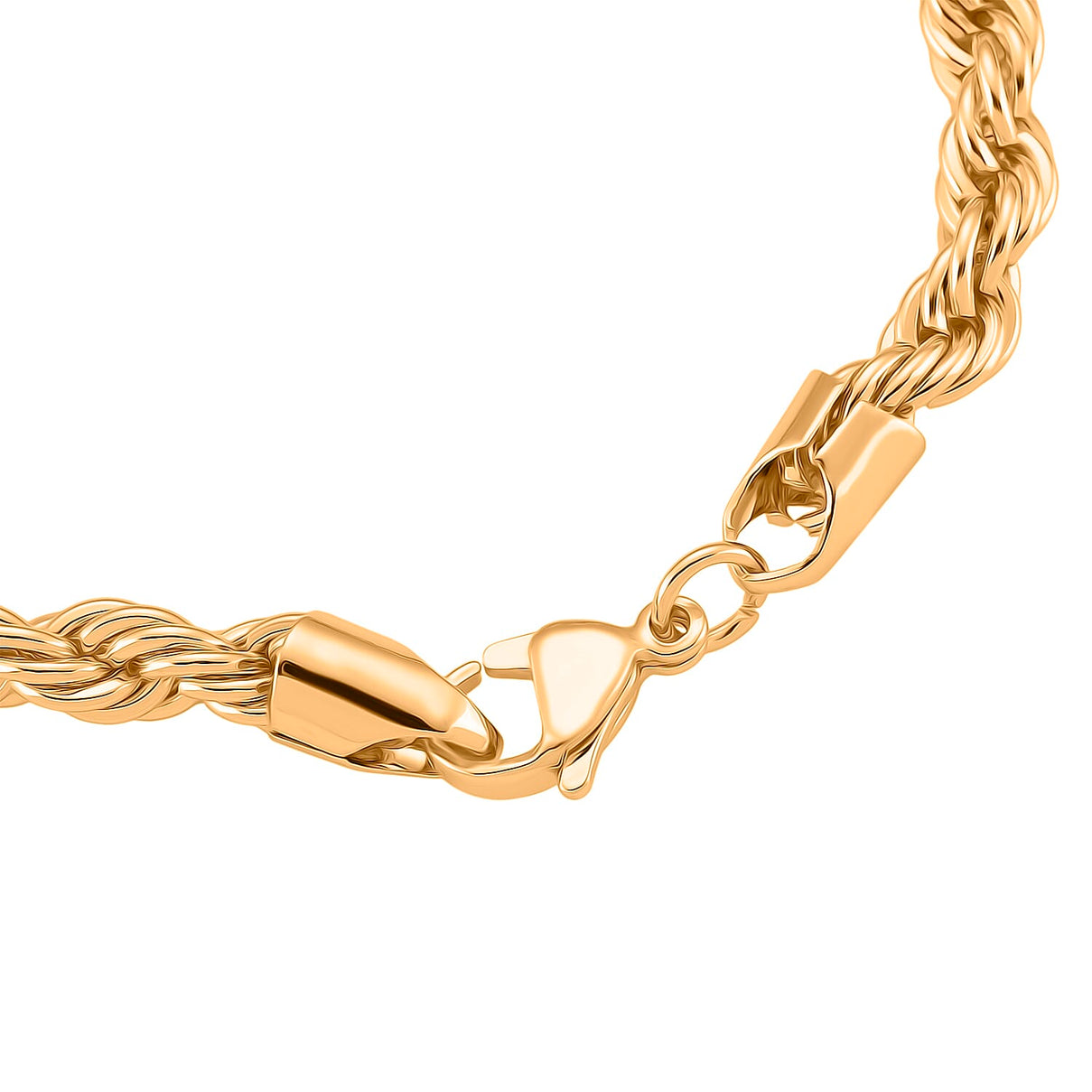 Rope  Bracelet (Size - 8) in Yellow Gold Tone 8477843 4