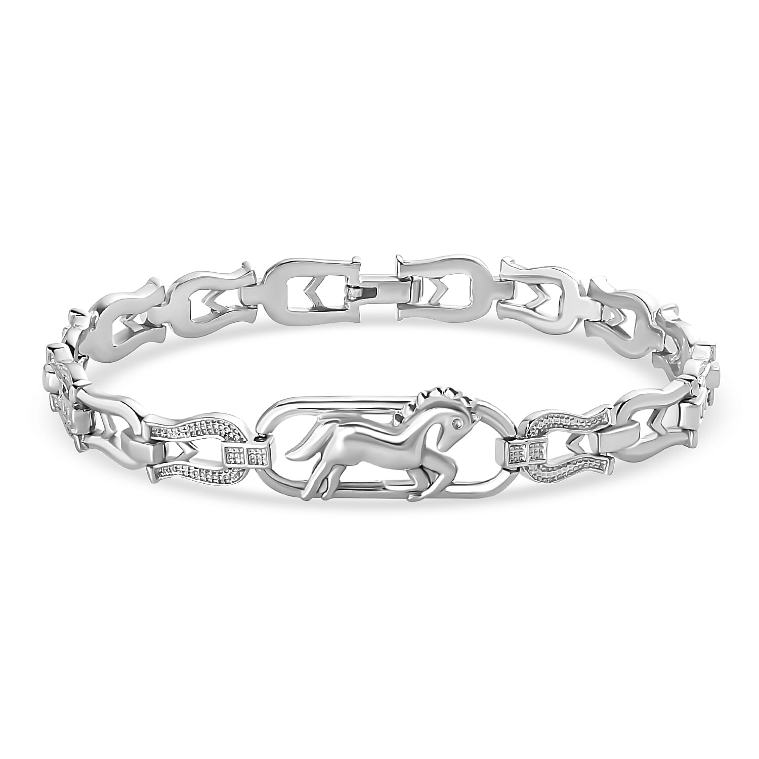 Designer Inpired - Shimmering Horse Bracelet (Size - 8) 7759139 0