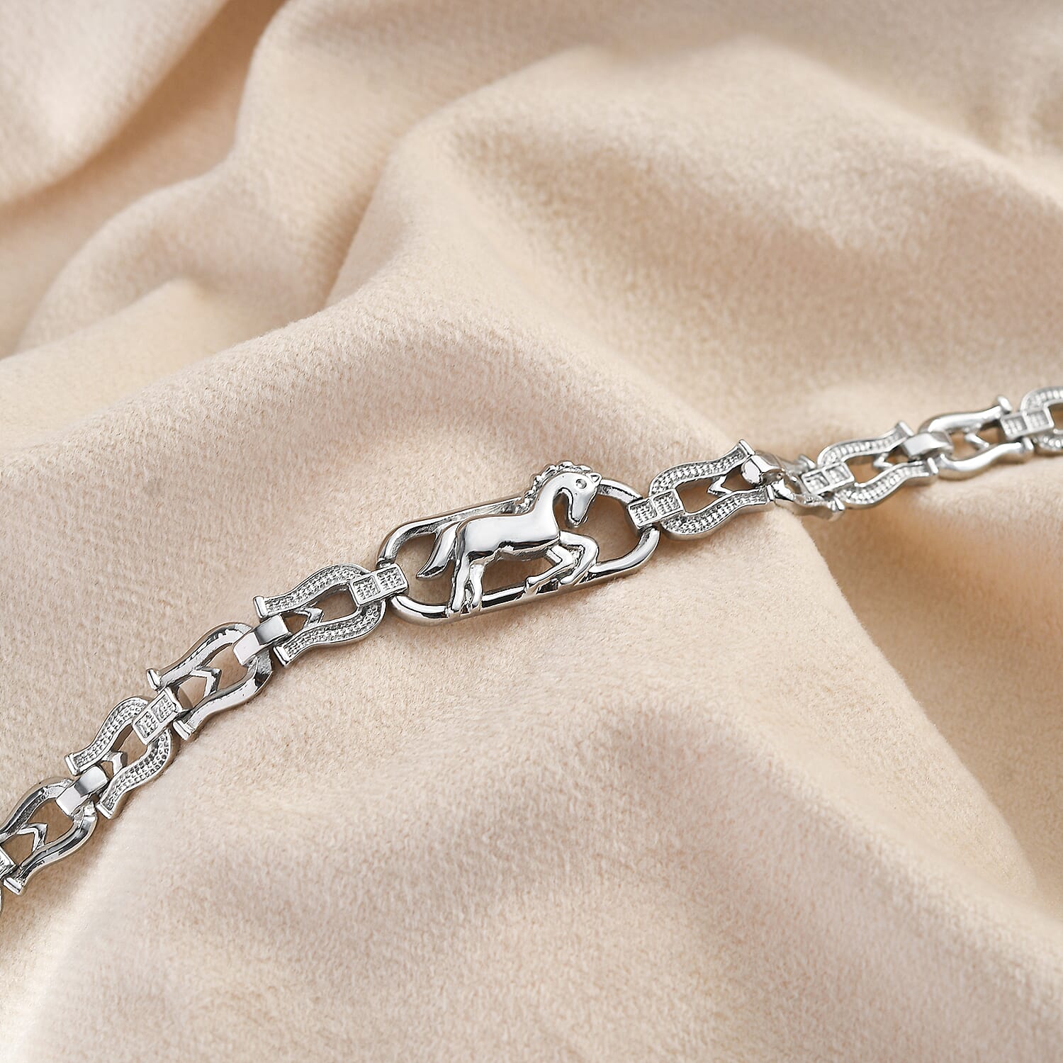 Designer Inpired - Shimmering Horse Bracelet (Size - 8) 7759139 2