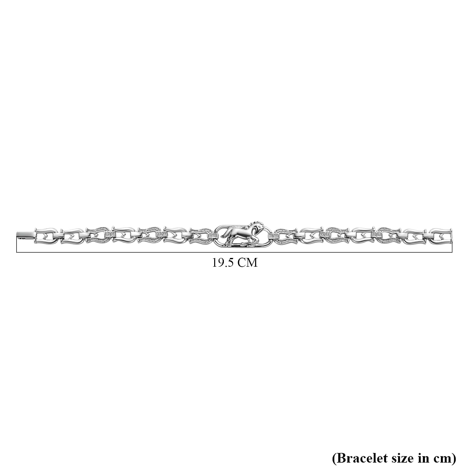 Designer Inpired - Shimmering Horse Bracelet (Size - 8) 7759139 5