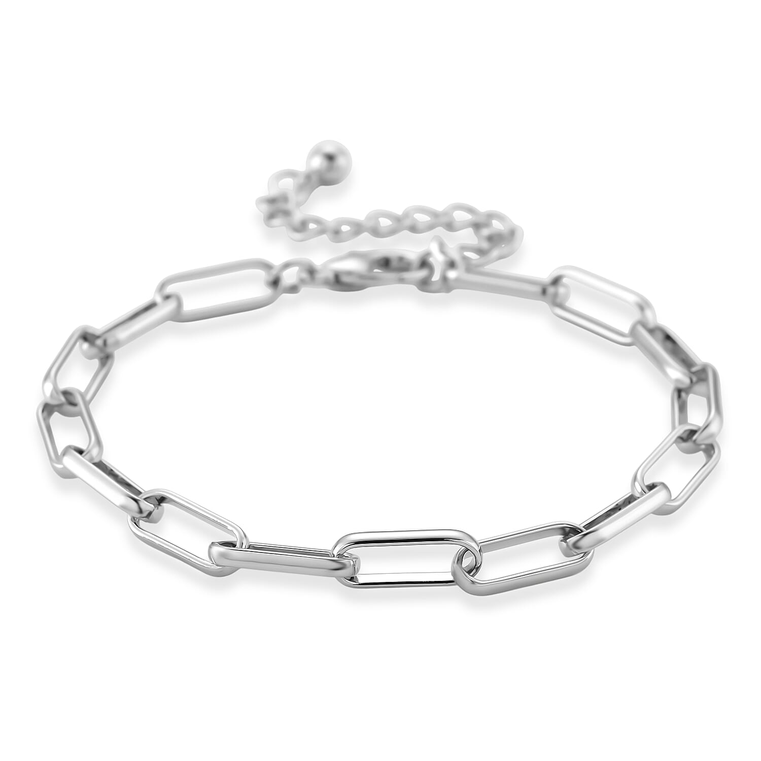 Paperclip Chain Bracelet (Size - 8-2 inch Ext.) 8350654 0