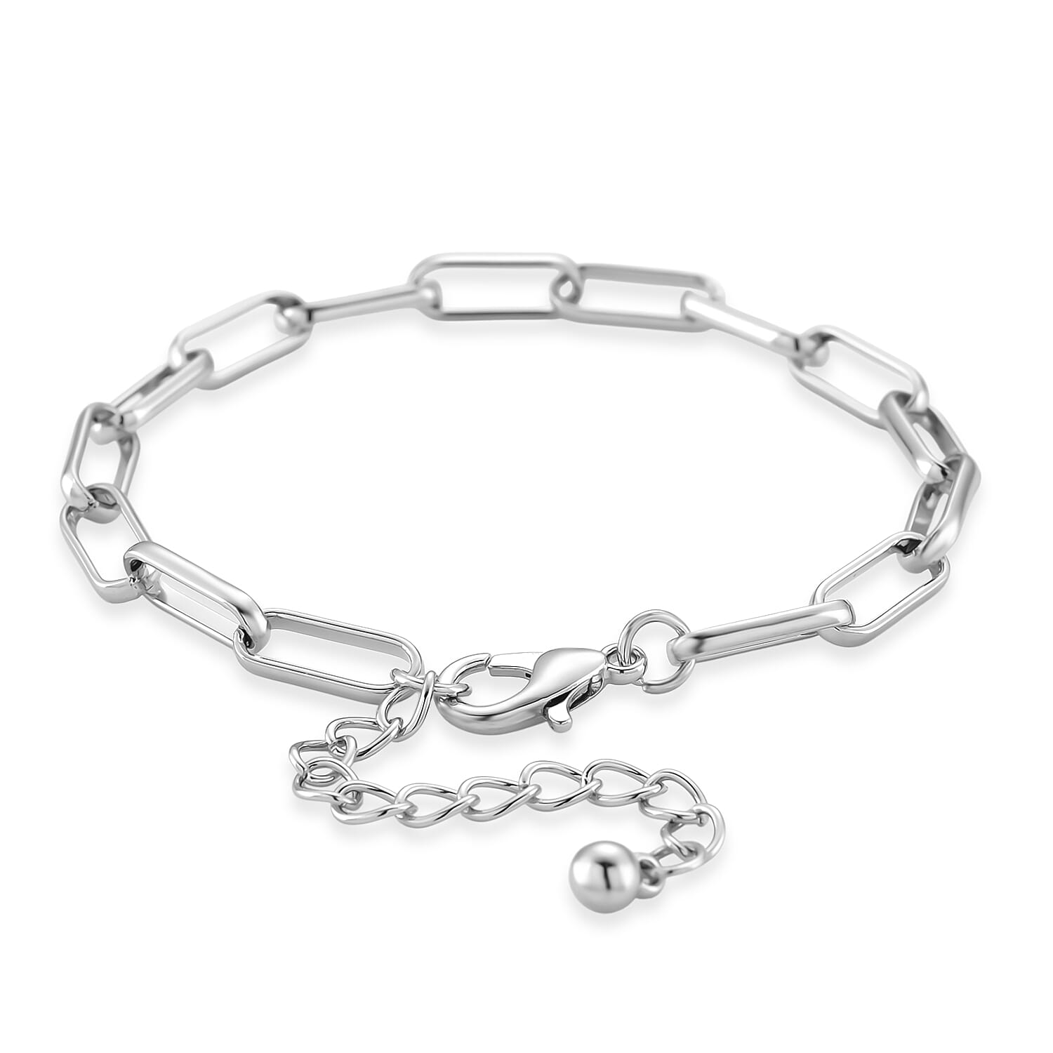 Paperclip Chain Bracelet (Size - 8-2 inch Ext.) 8350654 4