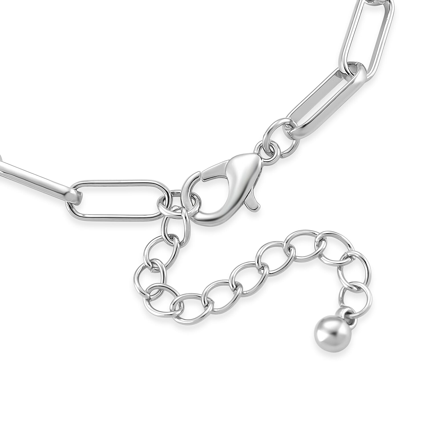 Paperclip Chain Bracelet (Size - 8-2 inch Ext.) 8350654 5