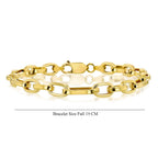 9K Yellow Gold  Bracelet (Size - 7.5),  Gold Wt. 5.1 Gms