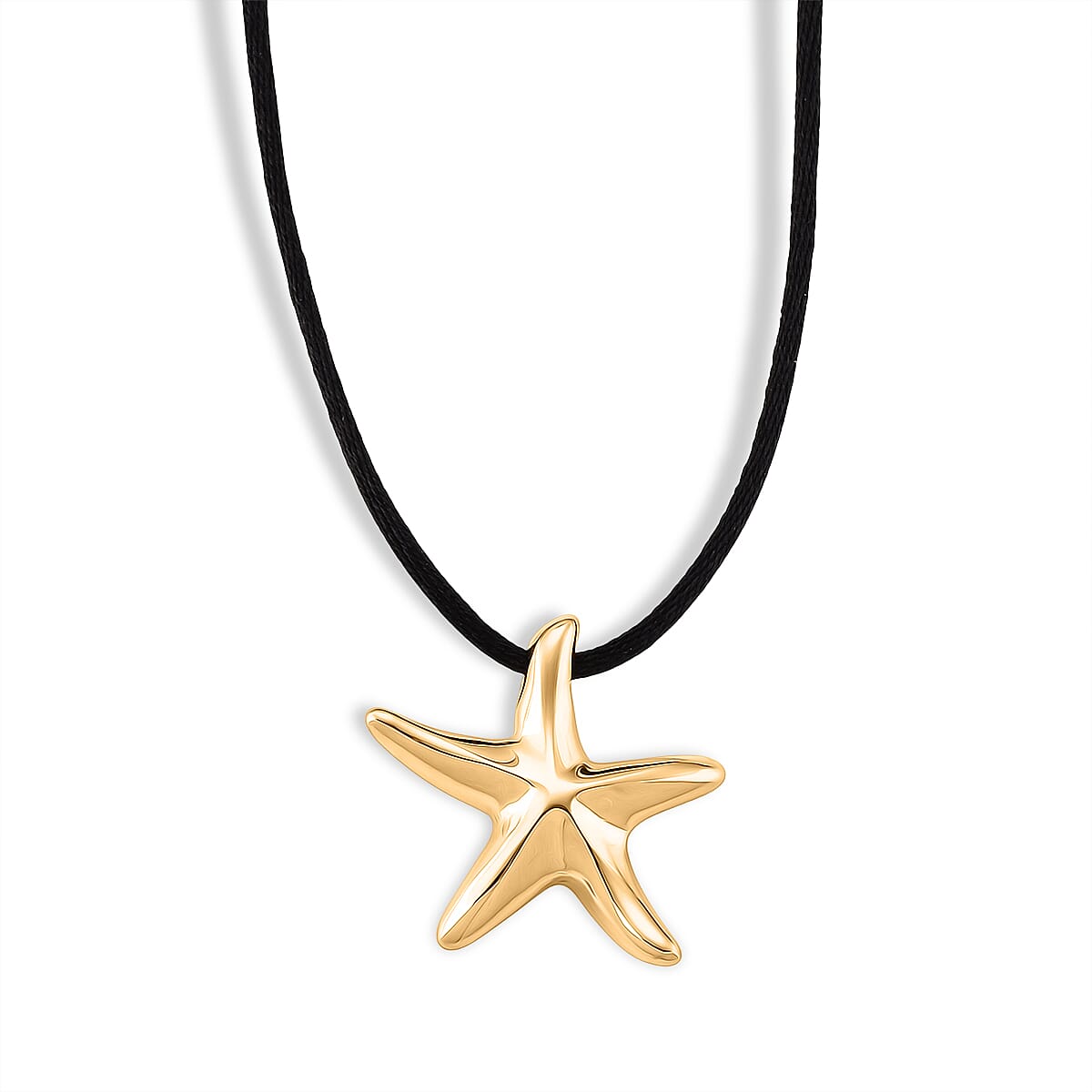 Starfish Motif Adjustable Necklace (Size Upto32) With Silk Cord 8480106 0