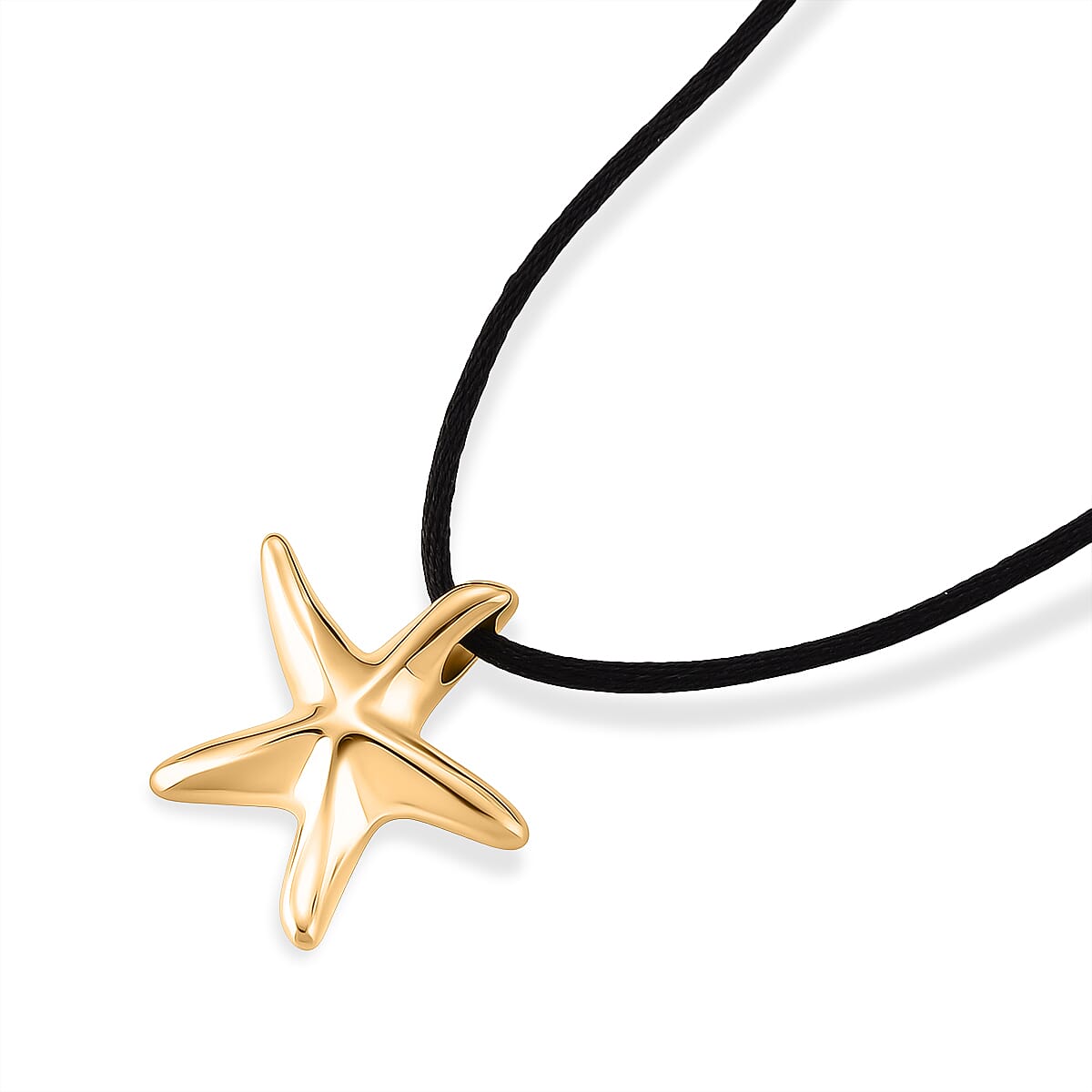 Starfish Motif Adjustable Necklace (Size Upto32) With Silk Cord 8480106 4