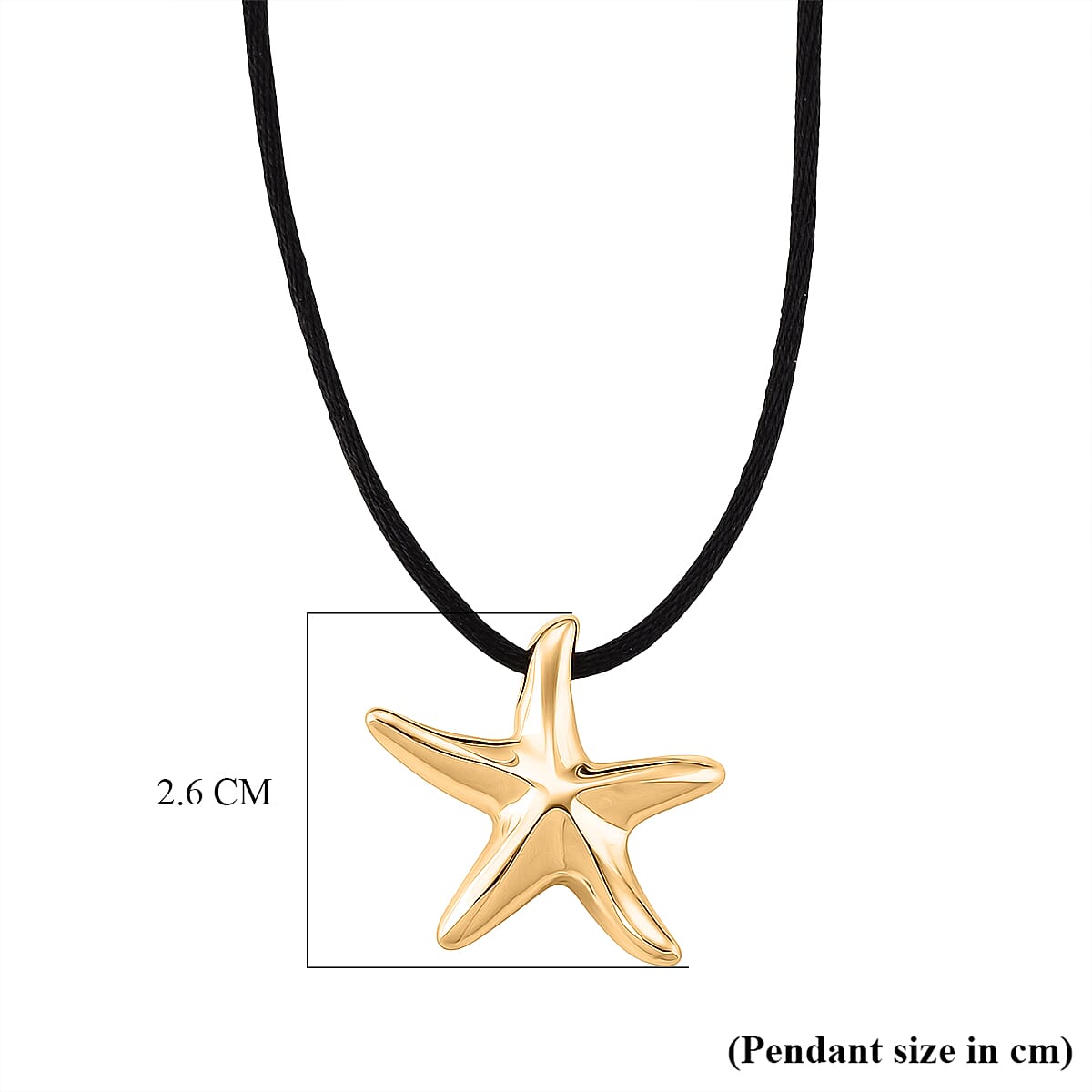 Starfish Motif Adjustable Necklace (Size Upto32) With Silk Cord 8480106 6