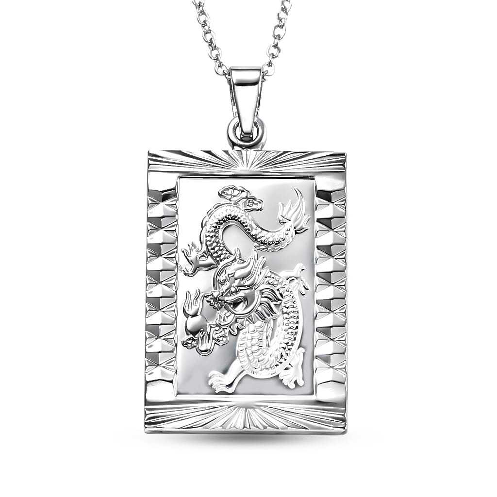 Dragon Emblem Necklace (Size - 20+2 Ext) V32513651 0
