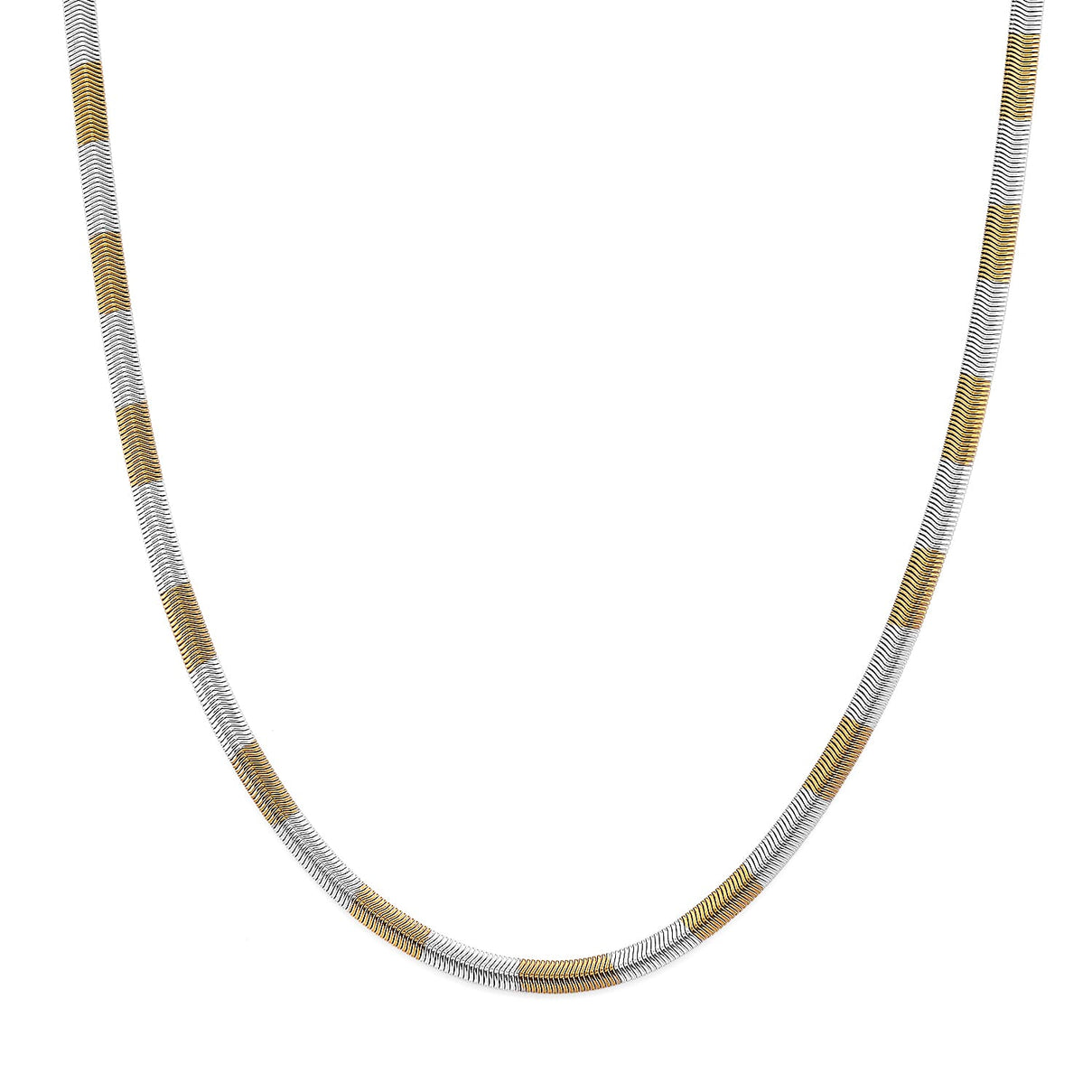 Serpent Necklace (Size - 20-2 Ext) in Dual Tone 8266575 0