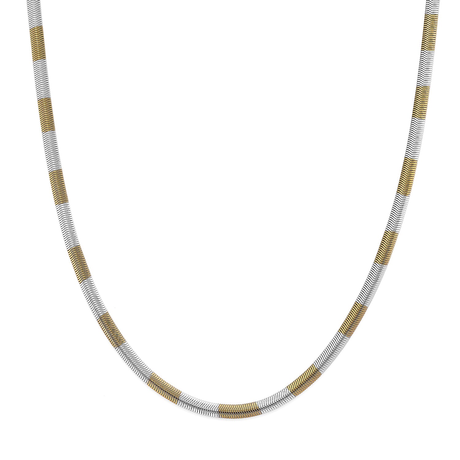 Serpent Necklace (Size - 20-2 Ext) in Dual Tone 8266575 0