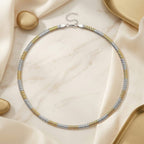 Serpent Necklace (Size - 20-2 Ext) in Dual Tone