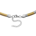 Serpent Necklace (Size - 20-2 Ext) in Dual Tone