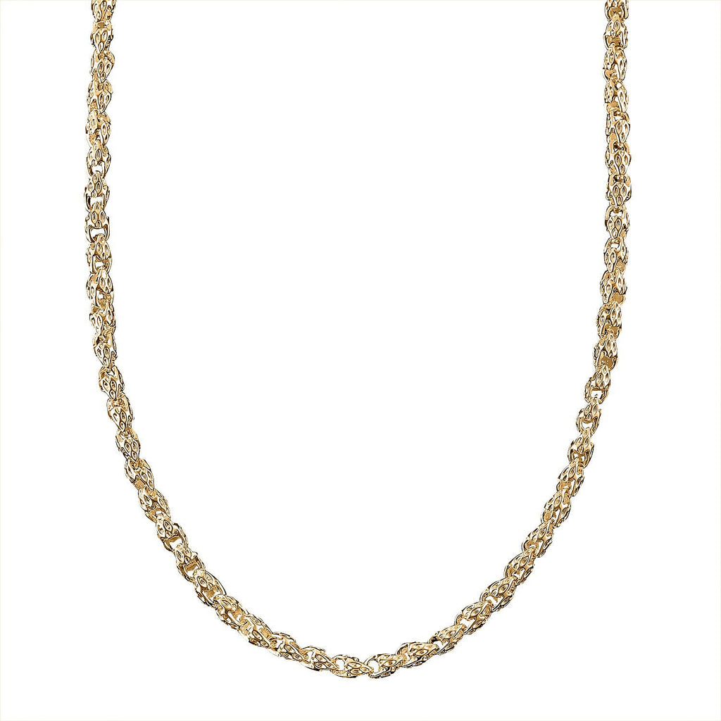 Yellow Gold Tone Necklace (Size - 20)