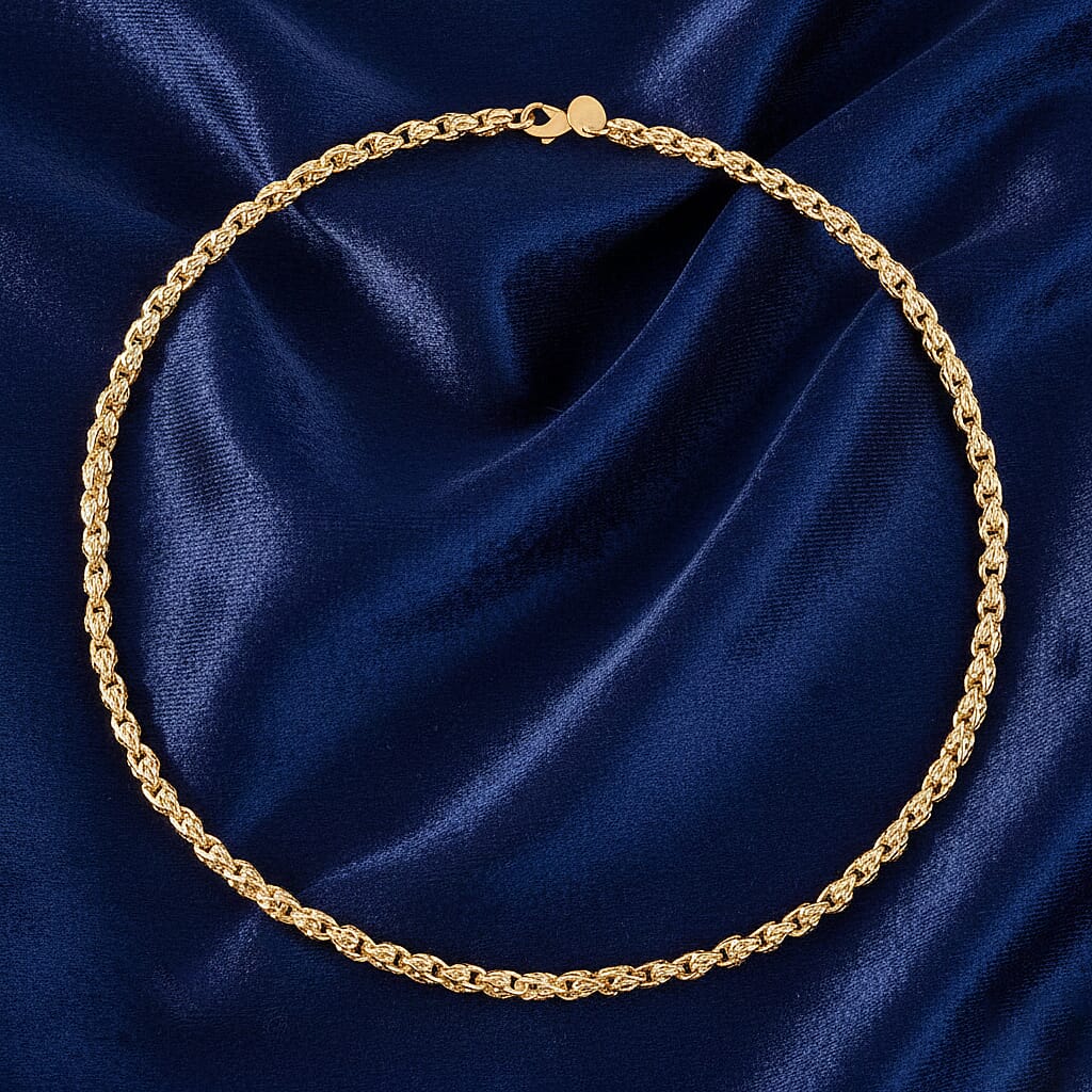 Yellow Gold Tone Necklace (Size - 20) 8312845 2