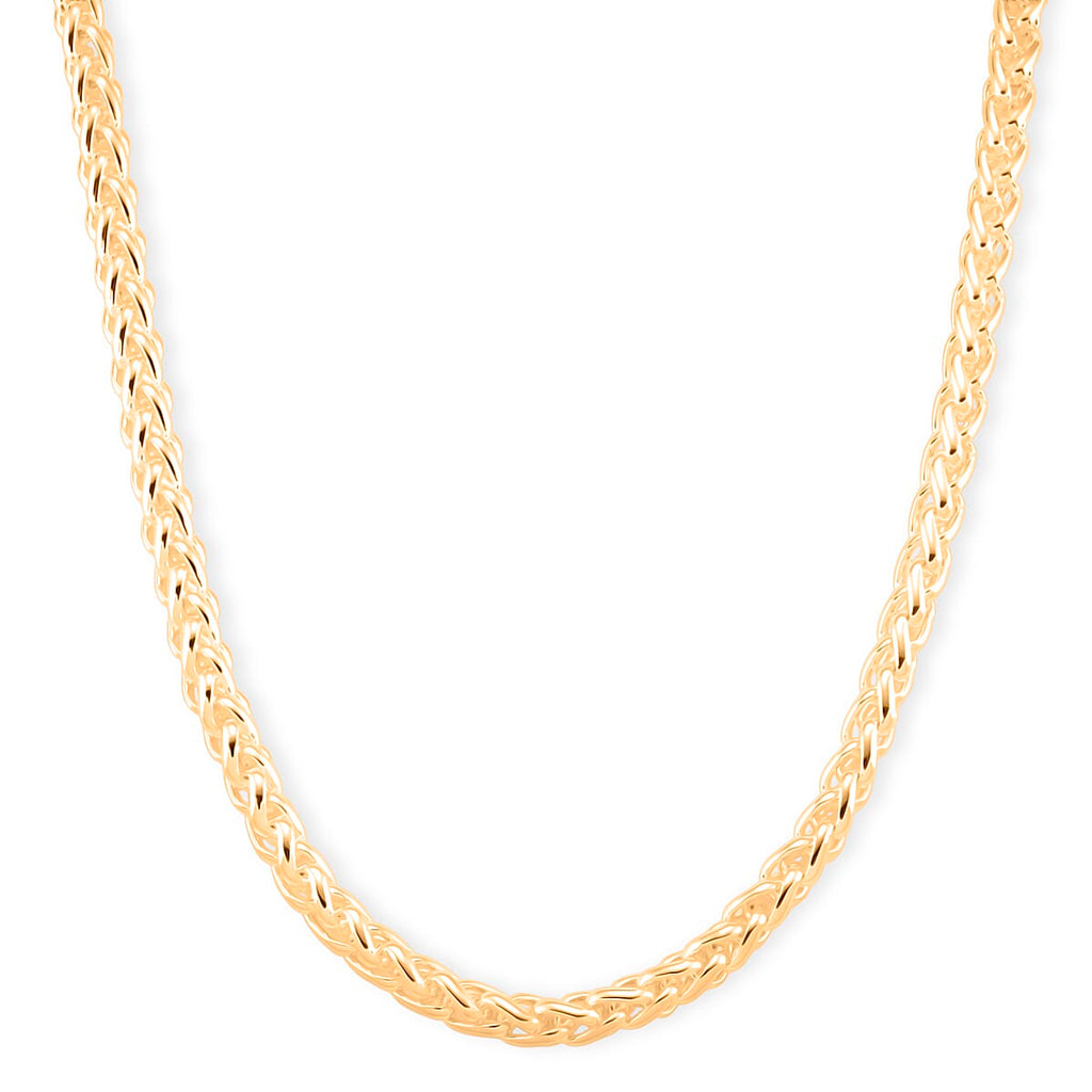 Designer Inspired - Handmade Spiga Necklace (Size - 22) with Lobster Clasp Yellow