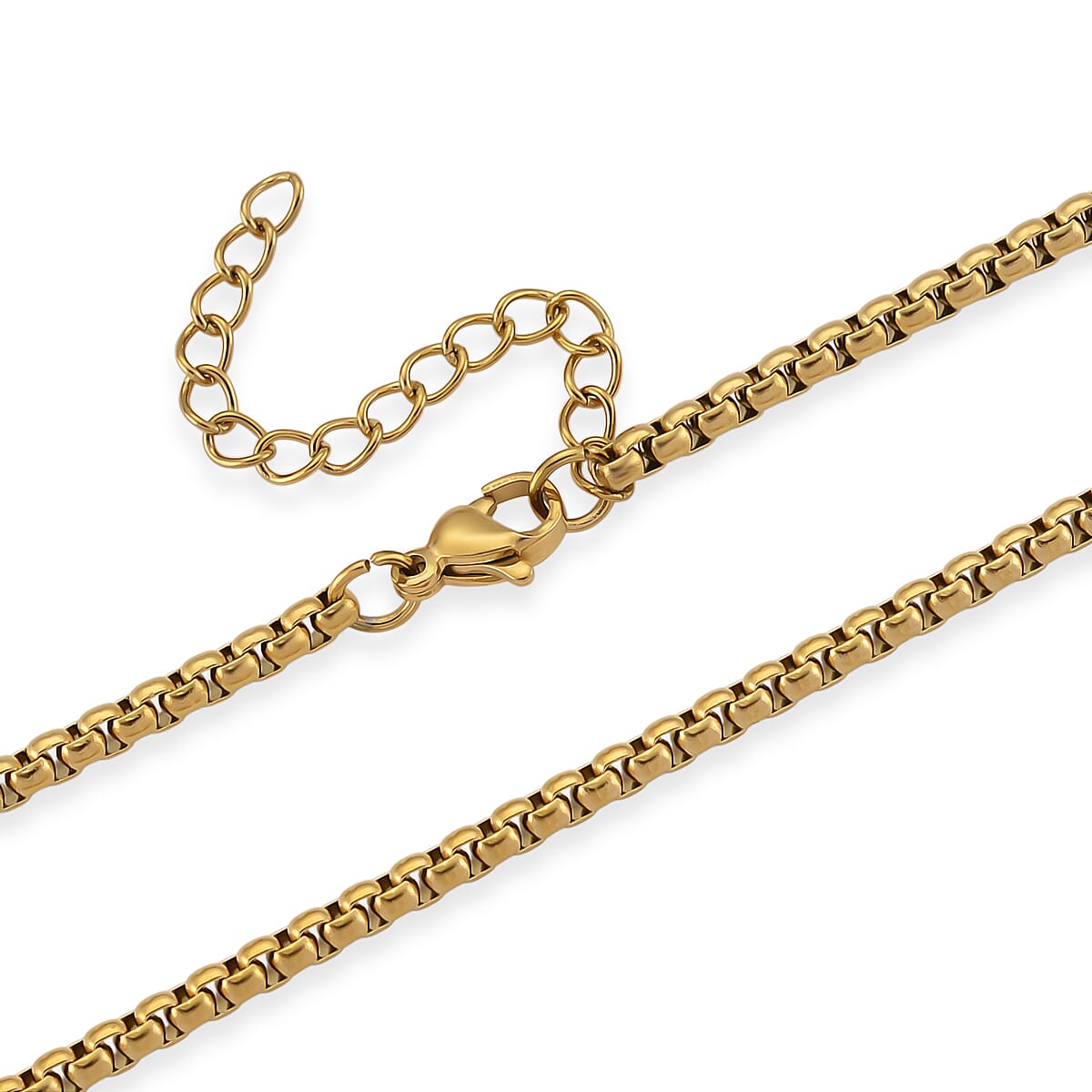 Cross Necklace (Size - 24 - 2 Ext) in Yellow Gold Tone 8250053 12
