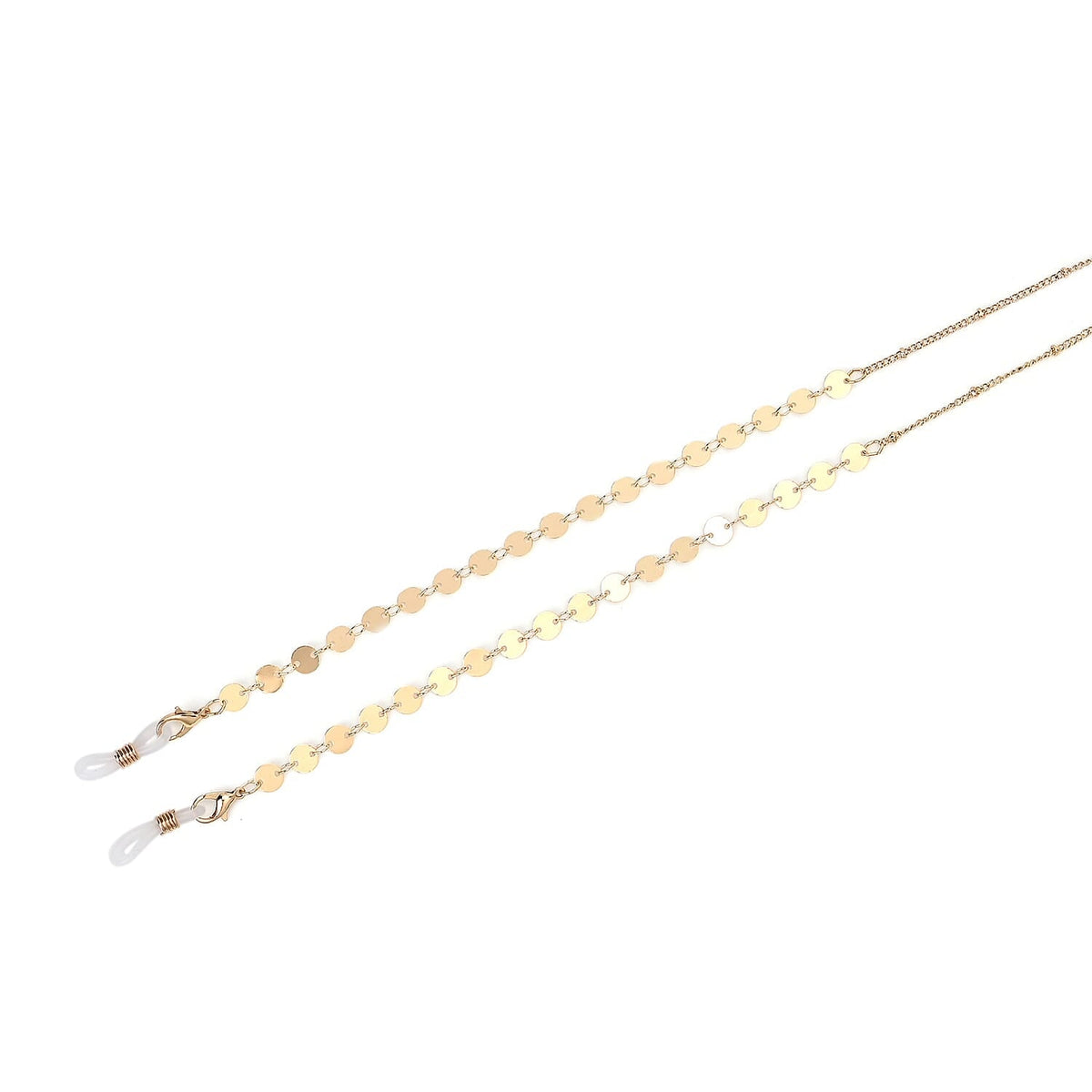 Set of 3 Crystal Beaded Eyeglass Chains with 20 Rubber Rings 7831497 2
