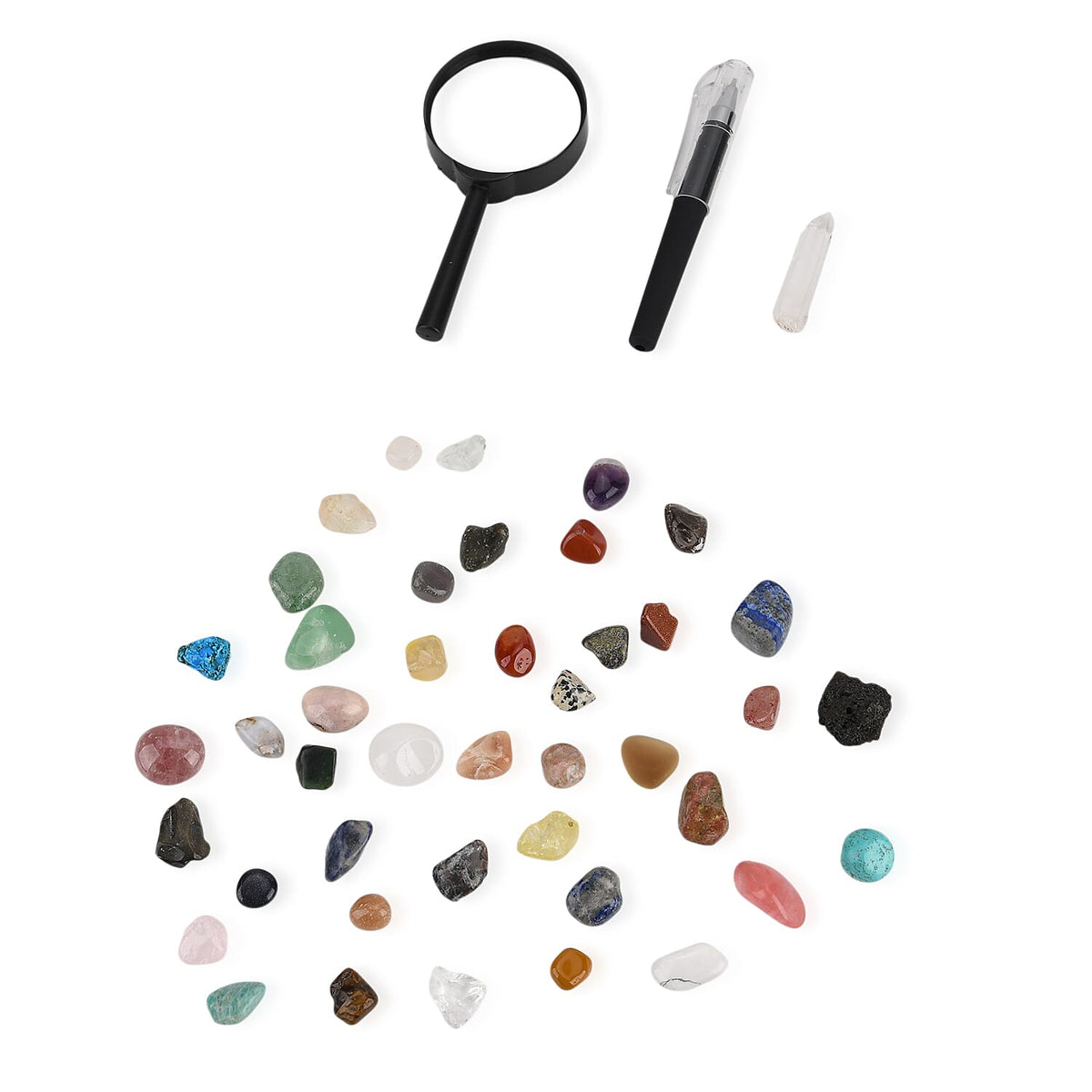 COLLECTOR'S EDITION - The Mineral Collection - 45 in 1 Comprehensive Set with Magnifying Glass V32517925 4