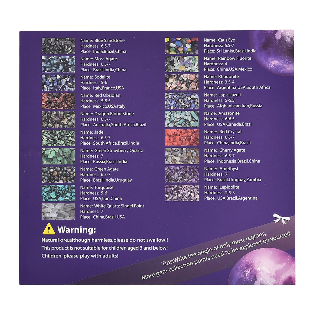 COLLECTOR'S EDITION - The Mineral Collection - 45 in 1 Comprehensive Set with Magnifying Glass V32517925 10