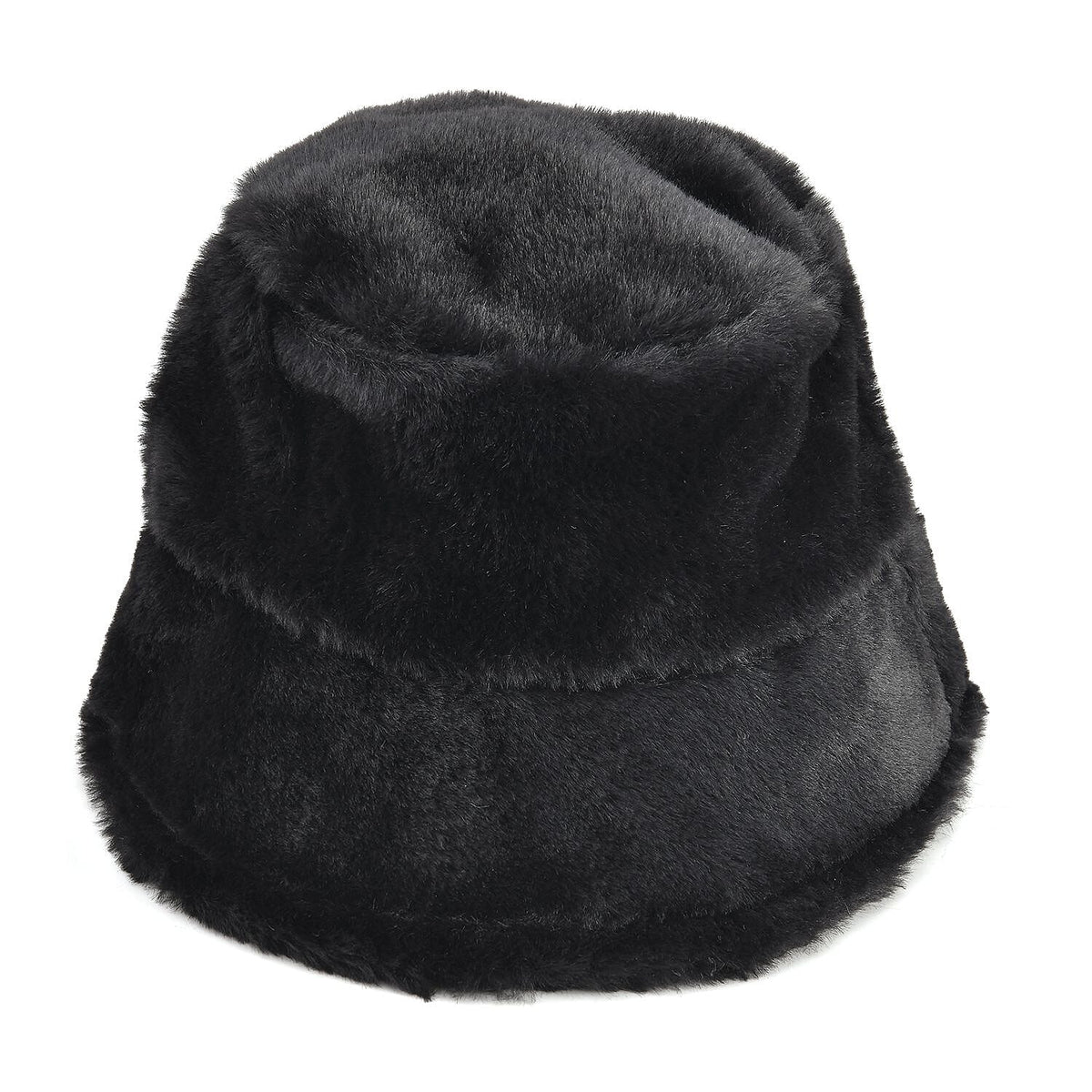 Faux Fur Hat (Size 35x25 Cm) - Black 8862427 0