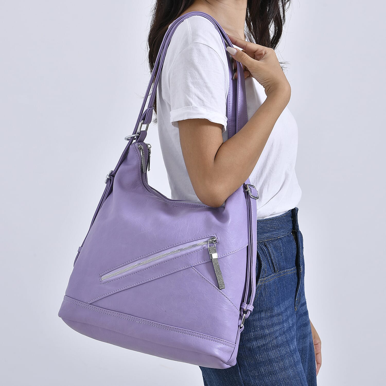 Faux Leather Solid Crossbody Bag 7848719 3