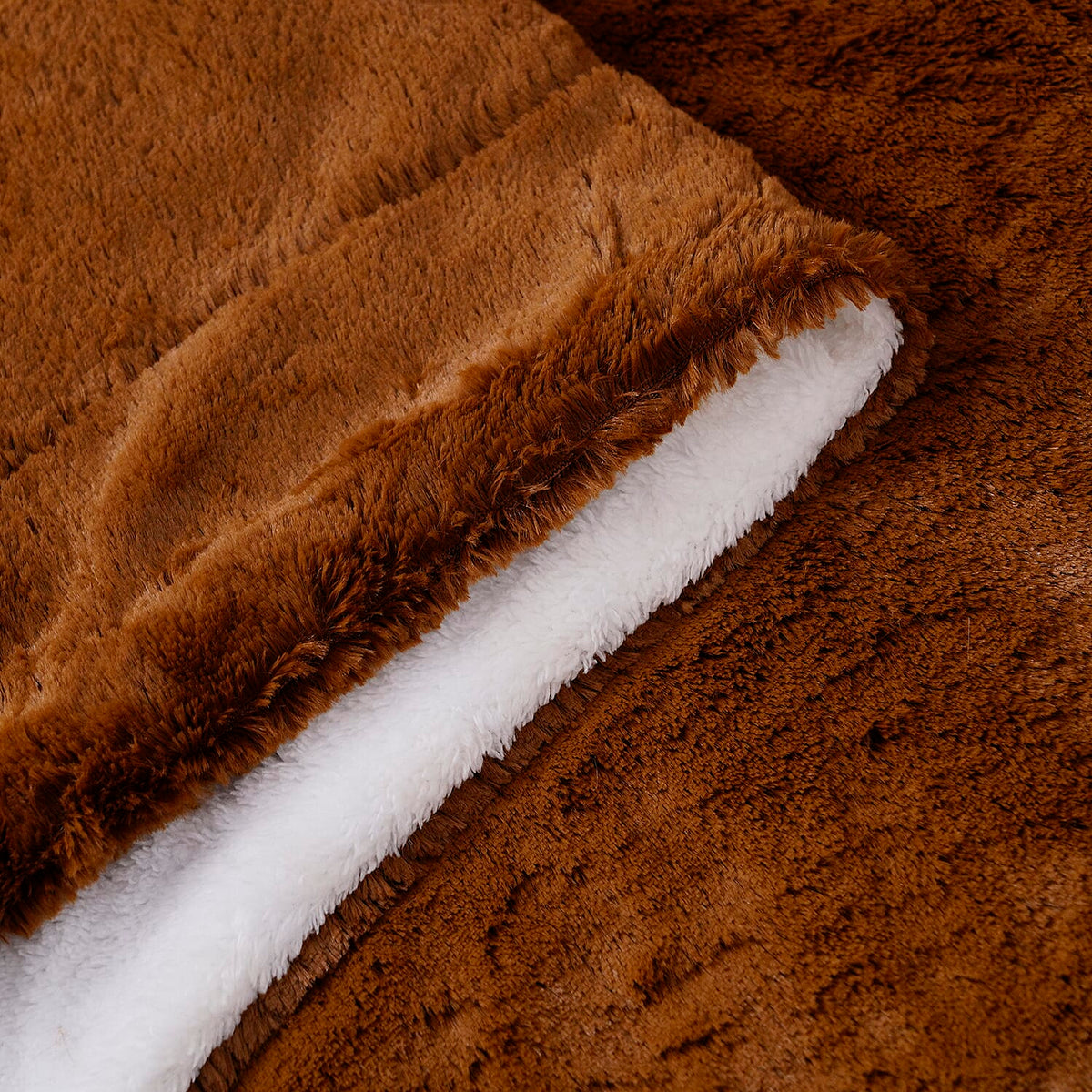 Faux Rabbit Fur Double Layer Blanket V32700111 3