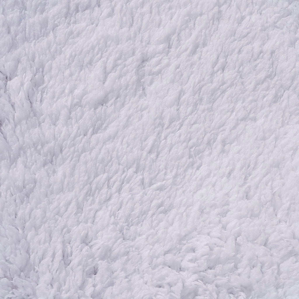 Faux Rabbit Fur Patterned Blanket (Size 150 x 200 cm) - Brown - White