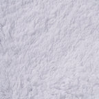 Faux Rabbit Fur Patterned Blanket (Size 150 x 200 cm) - Brown - White