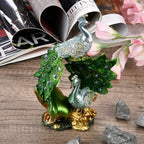 Boutique Collection - Decorative Peacock Figurine (Size 21x11x10 cm)