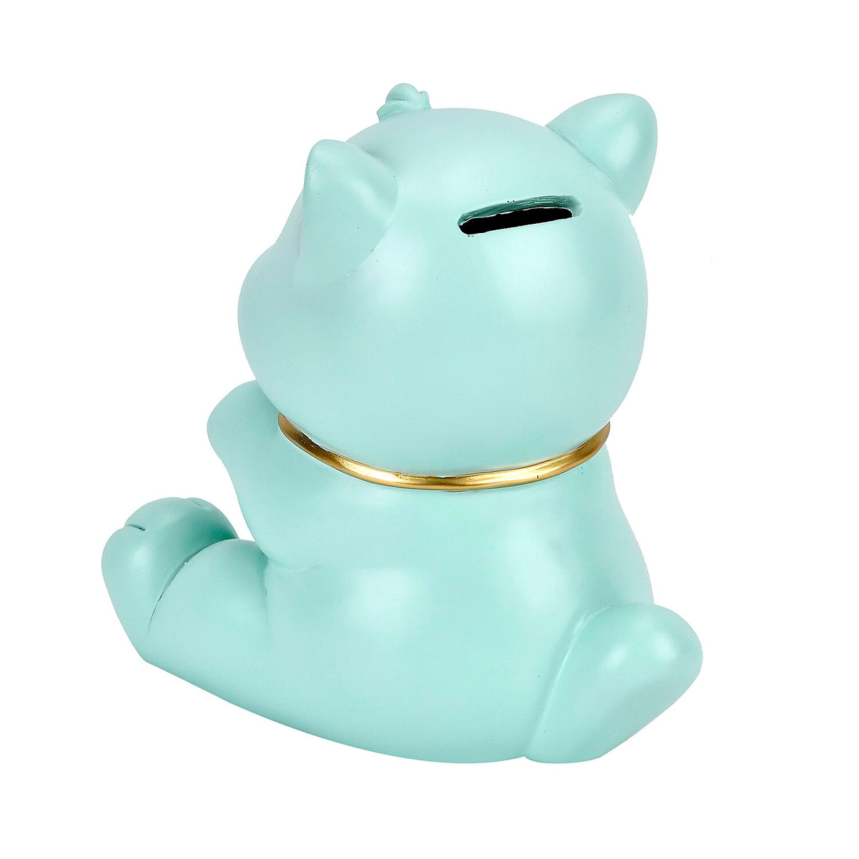 Cute Decorative Cat Figurine Money Bank - Blue 7678691 4