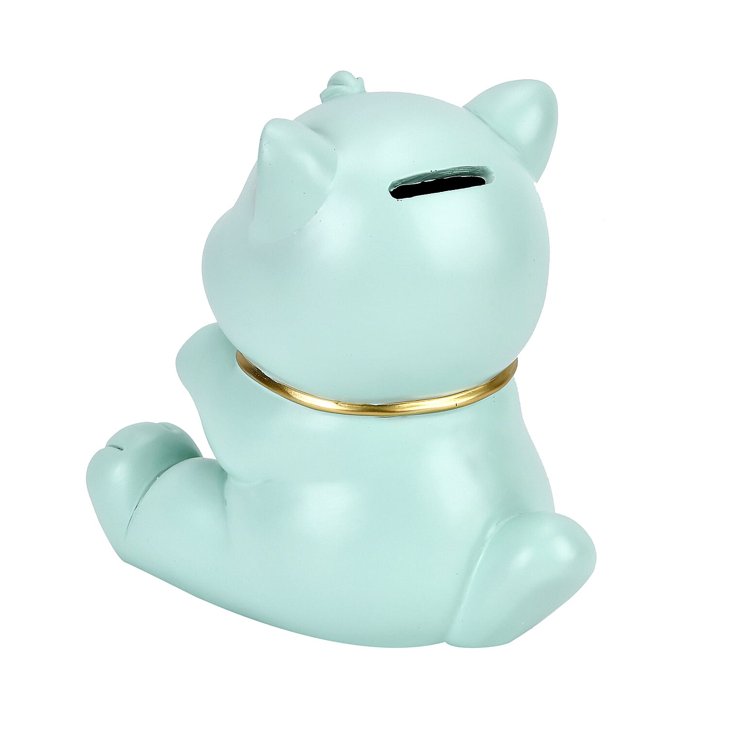 Cute Decorative Cat Figurine Money Bank - Blue 7678691 4