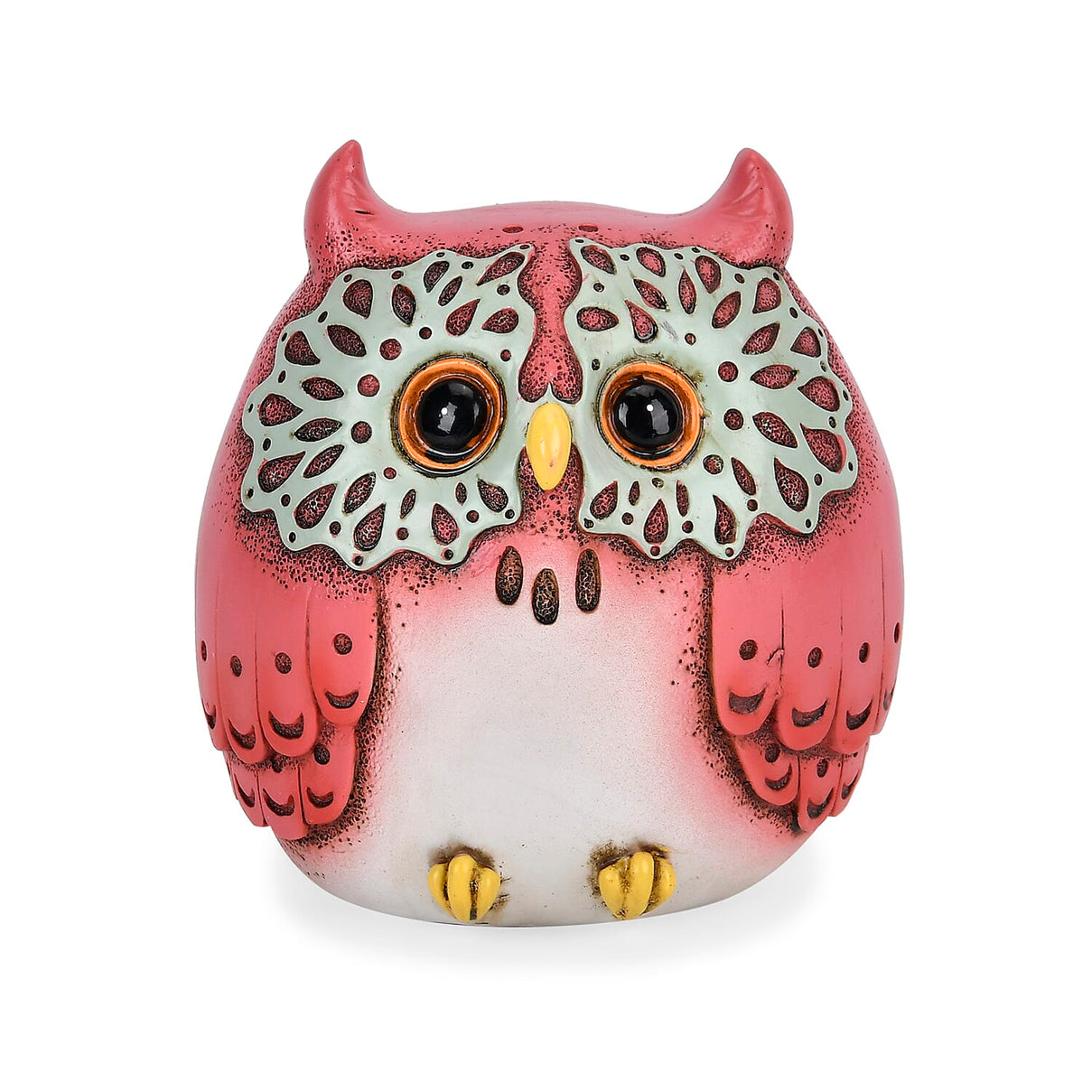 Cute Decorative Owl Figurine Money Bank - Pink 7678673 0