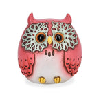 Cute Decorative Owl Figurine Money Bank - Pink