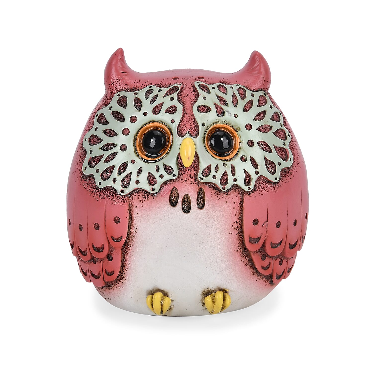 Cute Decorative Owl Figurine Money Bank - Pink 7678673 0