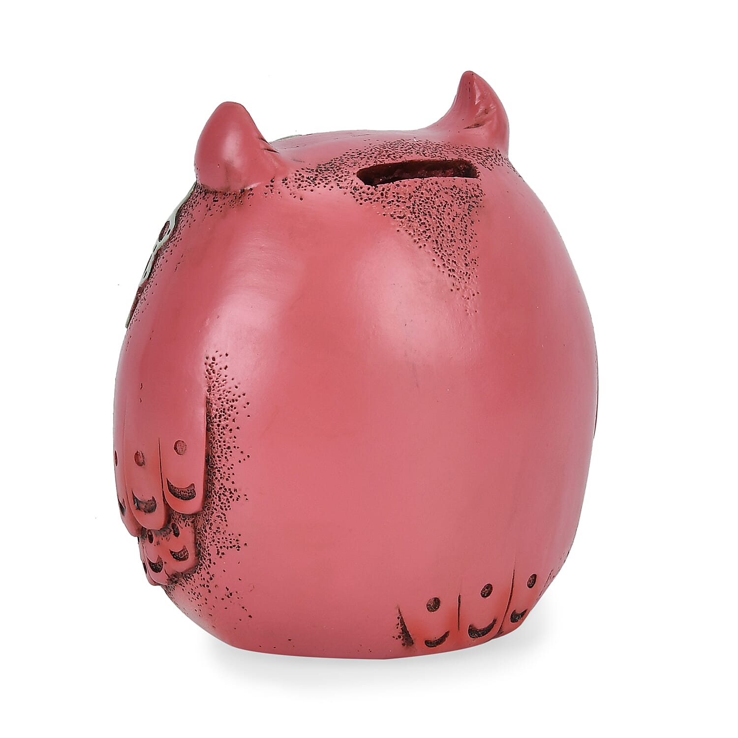 Cute Decorative Owl Figurine Money Bank - Pink 7678673 4