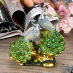 Boutique Collection - Decorative Peacock Figurine (Size 18x17x7 cm)