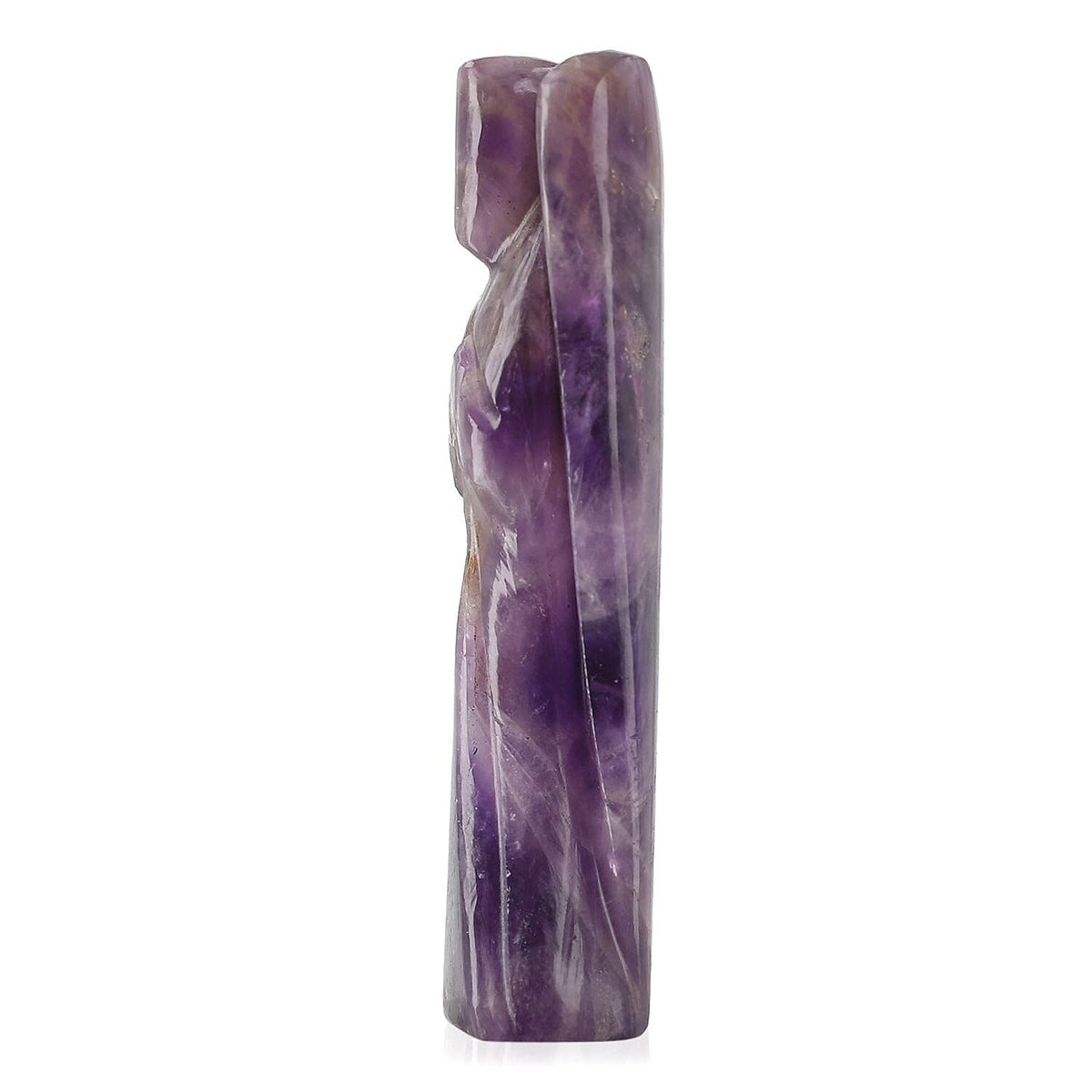 Handcarved Amethyst Guardian Angel Figurine Sculpture (Size 8 Cm) &amp; Butterfly Stretchable Bracelet Presented in Velvet Pouch With Gift Card V32575727 7