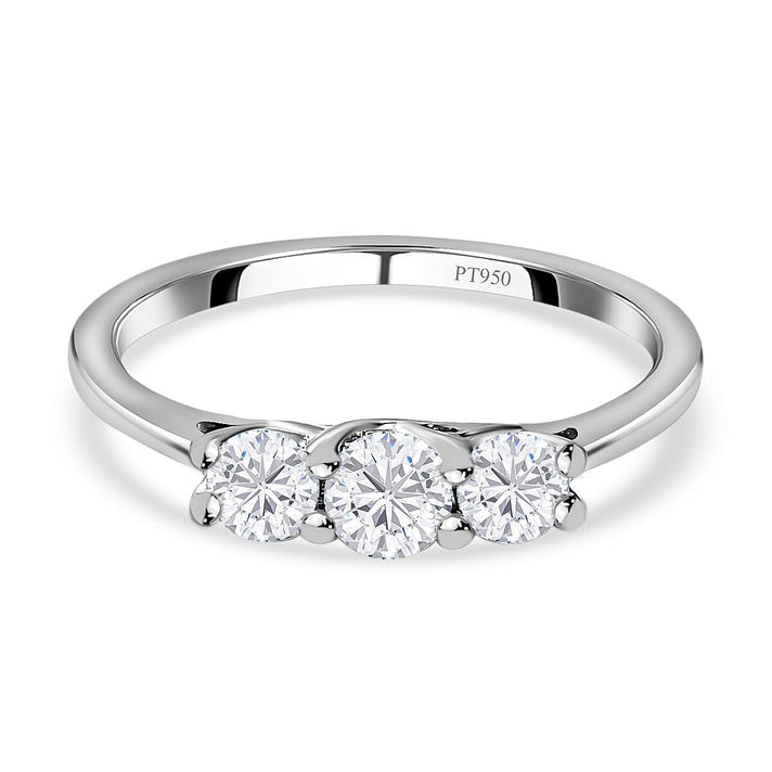 Diamond Trilogy Ring in 950 Platinum 7688720 1