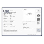 One Time Deal - 950 Platinum SGL Certified (I1-I2-GH) Diamond Trilogy Ring 0.50 Ct, Platinum Wt. 3.78 Gms.