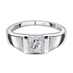 Finest CZ Band Ring in Sterling Silver 2.26 Ct