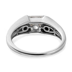 Finest CZ Band Ring in Sterling Silver 2.26 Ct