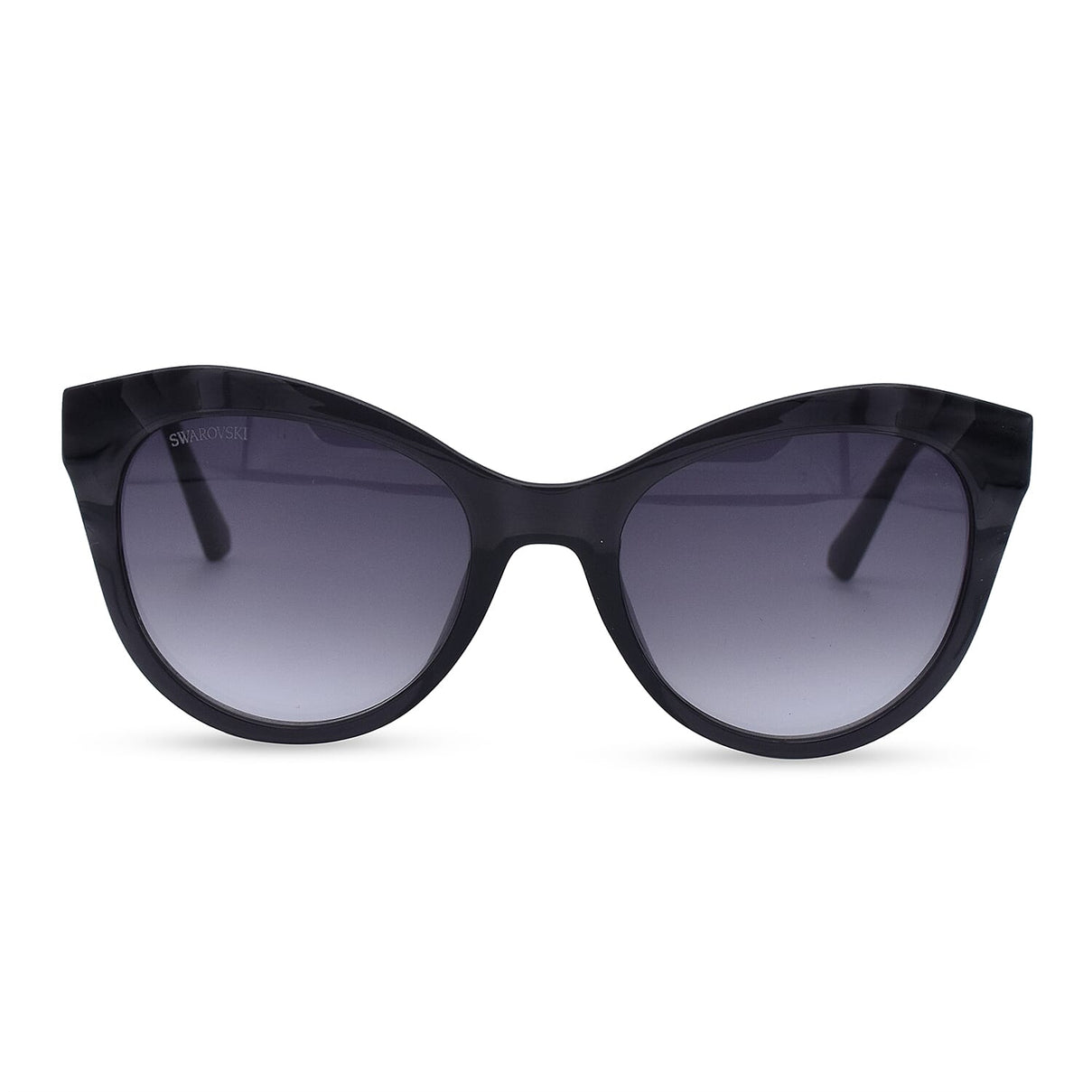 Finest CZ  Dark Grey Cat-Eye Sunglasses with Grey Lenses 6239322 0