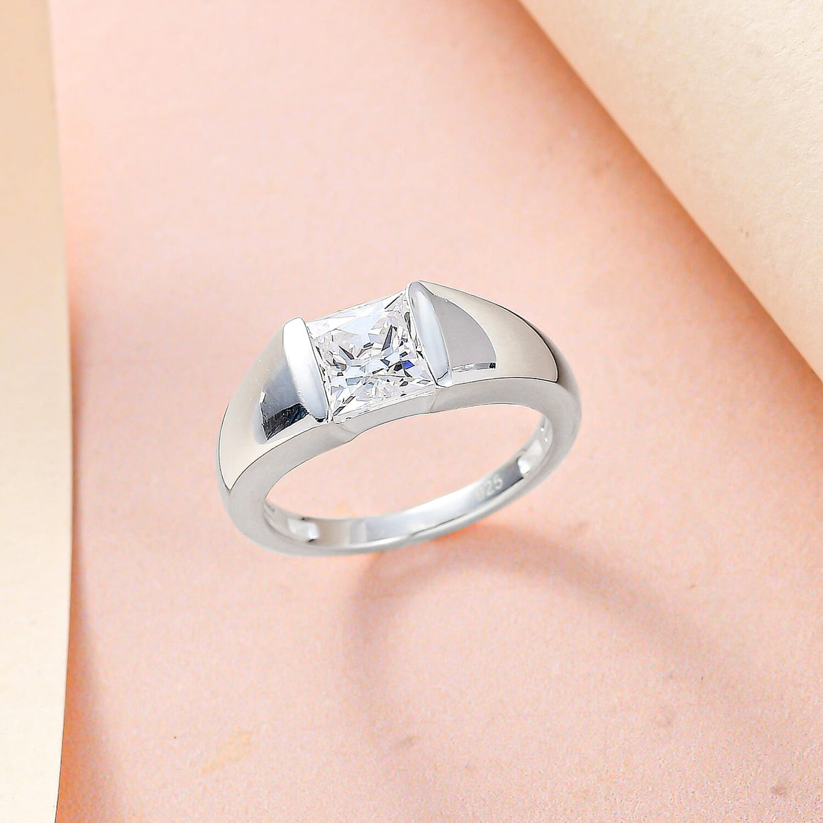 Finest CZ Signet Ring in Sterling Silver 2.24 Ct. 7195330 2