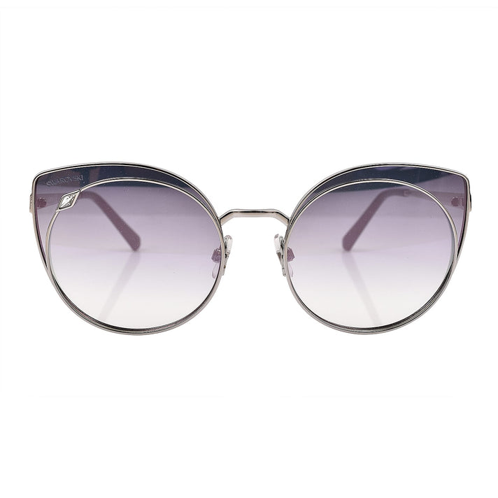 Finest CZ Women's Retro Rimless Metal Purple Sunglasses 6271213 1