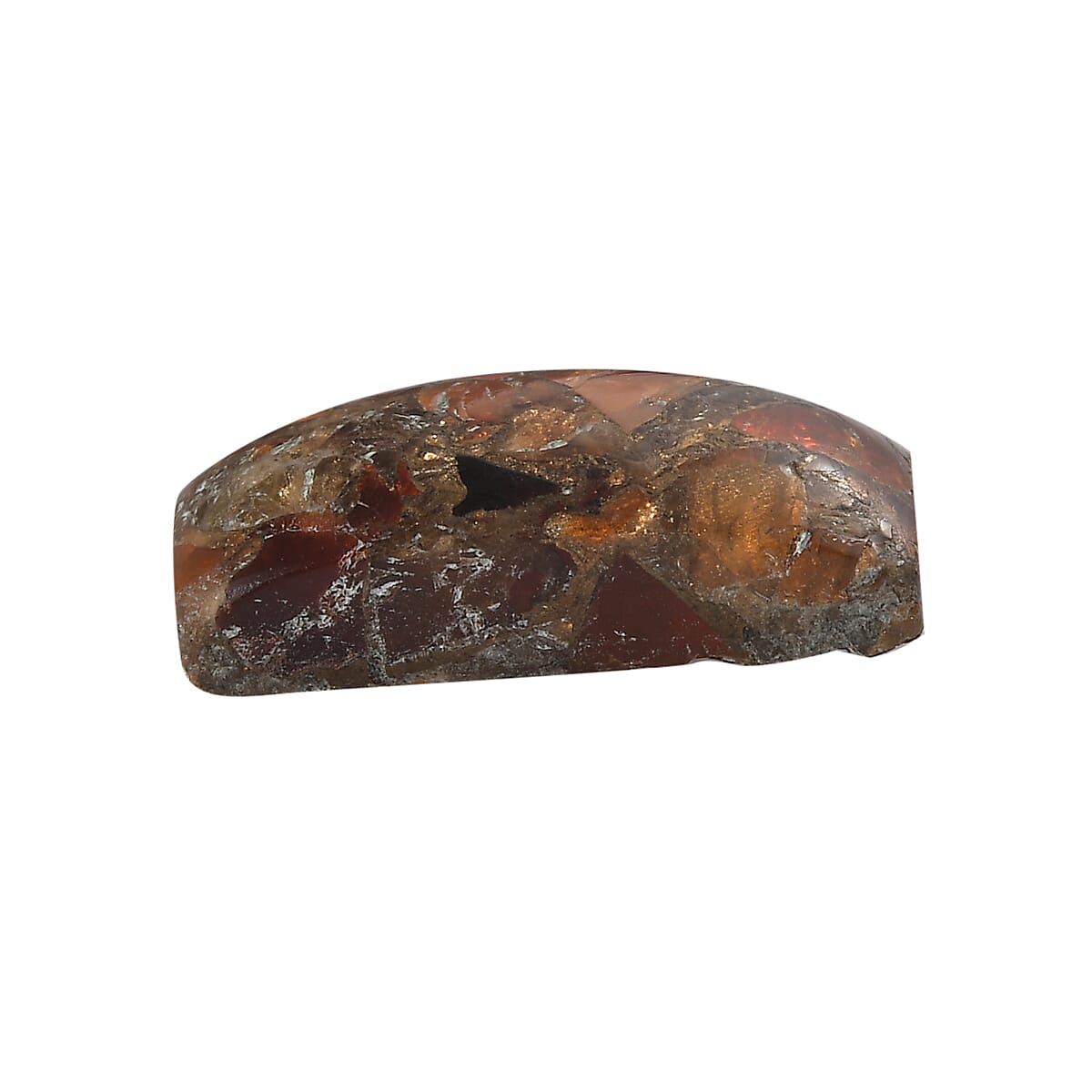 Fire Opal Matrix Loose Gemstone in Baguette Shape (14x7mm) 7827321 3