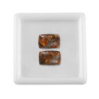 Fire Opal Matrix Cushion 12x8 mm