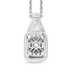 Fire Opal Matrix Pendant with Chain (Size 20) 8.00 Ct.